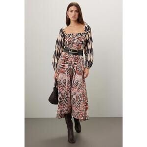 Maria Cher Junin Naibi Dress Size M Multicolor with damage zipper